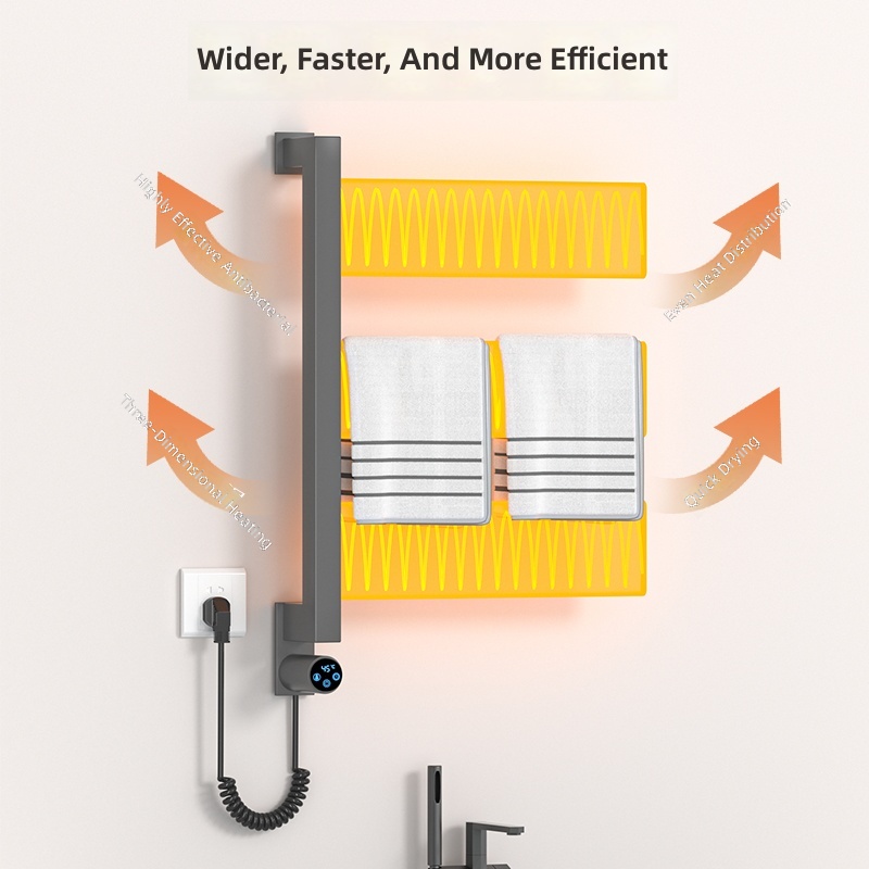 Vertical Wall-mounted 3 Bars E - Home For Bathroom ulasan dan harga